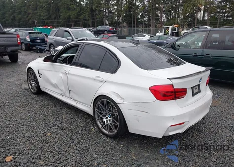 2017 BMW M3 из США, поврежденный, VIN WBS8M9C54H5G84676